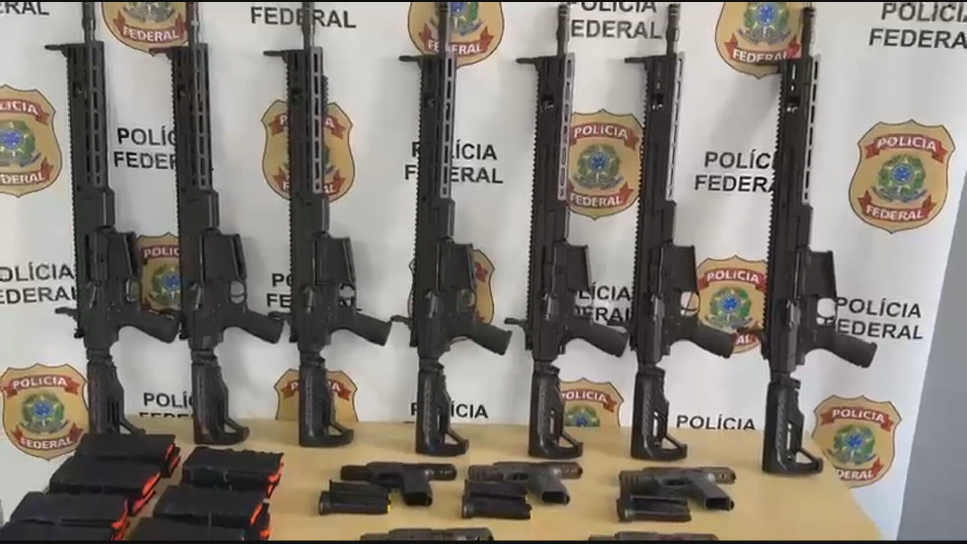 PF apreende fuzis com transportadora durante operação contra fraudes na compra e registro de armas