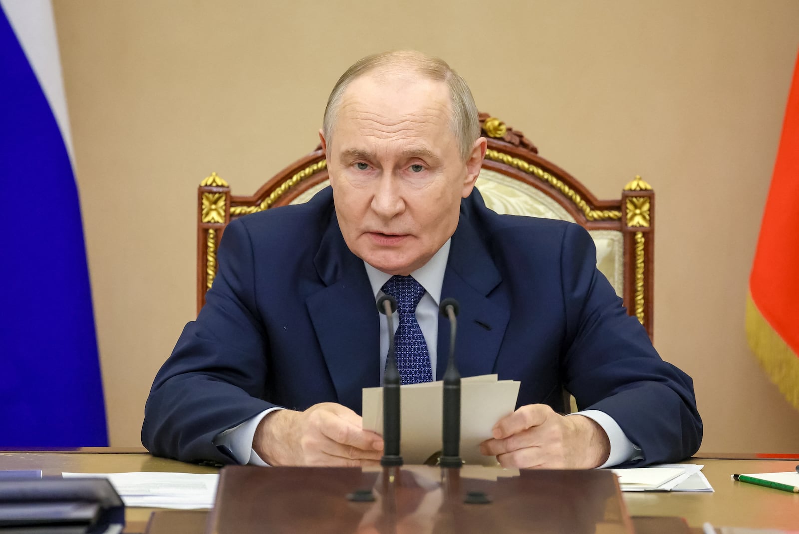 Putin quer ampliar a arrecadação de impostos para financiar o aumento das despesas Sputnik/Vyacheslav Prokofiev/Pool via Reuters - 17.09.2026