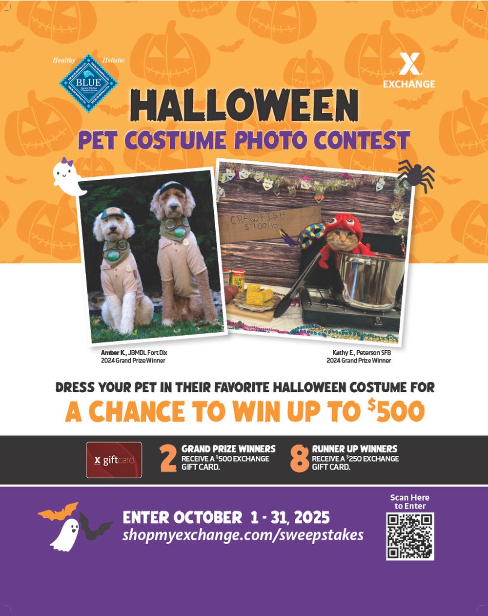 Imagem relacionada à notícia: Boo- tiful e bestial: troca desbloqueia concurso de fotos de animais de estimação de Halloween