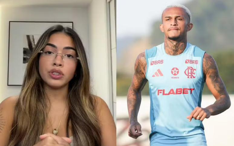 Mãe da filha de Wesley, ex-Flamengo, revela detalhes do fim do casamento: 'Me traiu com várias'