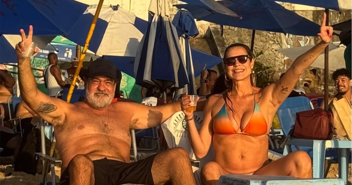Luana Piovani compartilha momentos de lazer em praia e exibe registros do pôr do sol