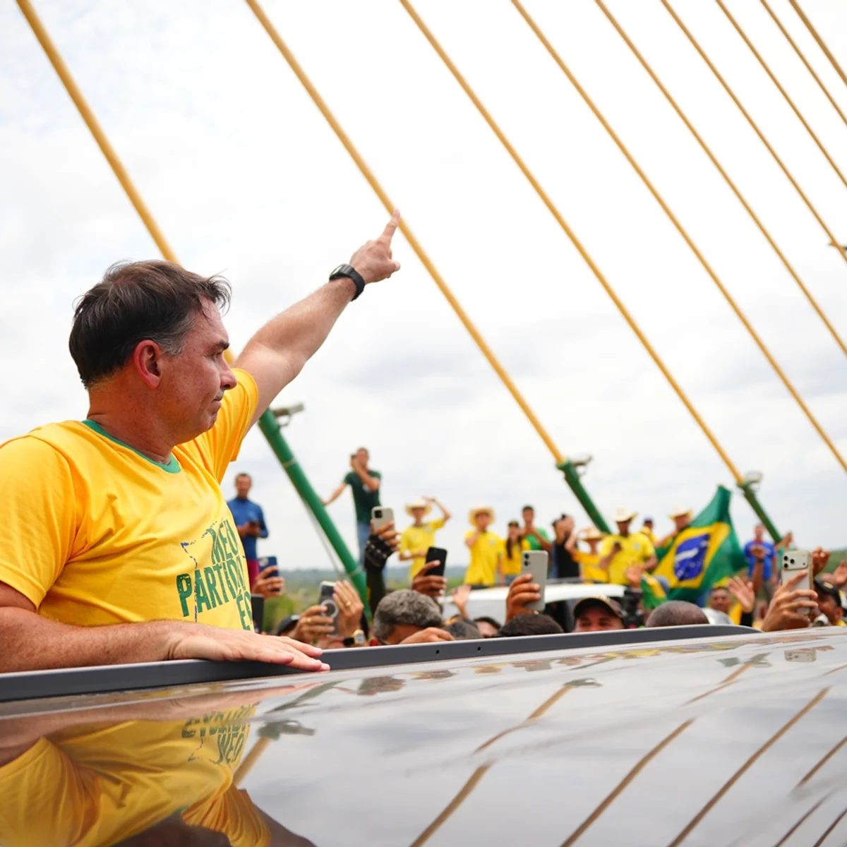 Flávio faz motocarreata em Marabá e diz que Lula quer “se vingar” do Pará