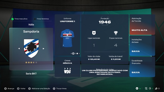 EA FC 27: 10 times para reconstruir e dominar o Modo Carreira