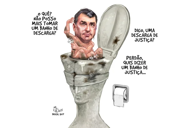 Imagem da matéria: Militares com um olho na direita e outro no Tio Sam (por Felipe Sampaio)
