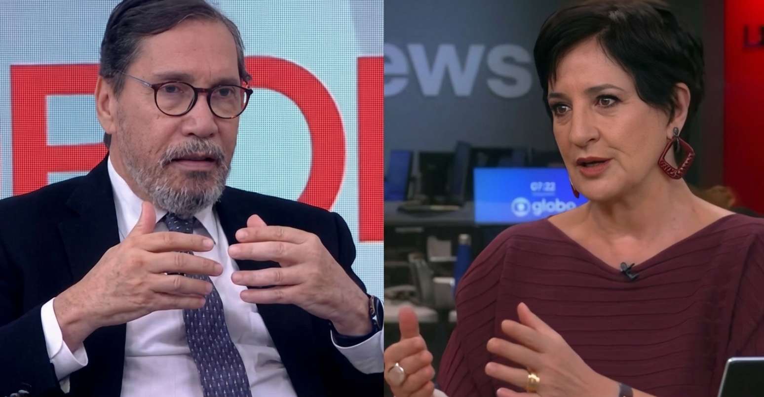 Merval Pereira e M&ocirc;nica Waldvogel tiveram um atrito na 'Central das Elei&ccedil;&otilde;es'