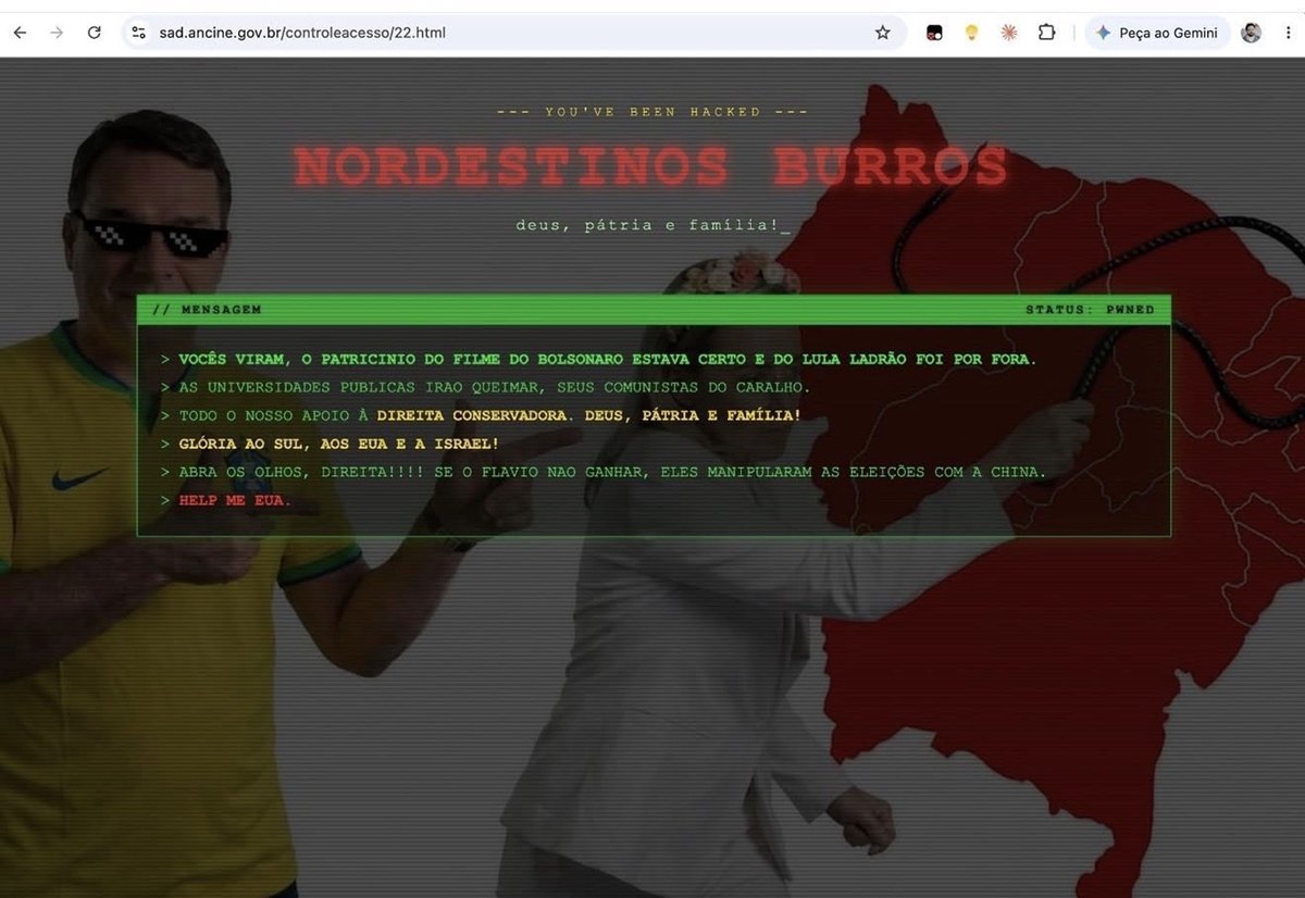 Ancine se pronuncia após invasão hacker com ataques a nordestinos