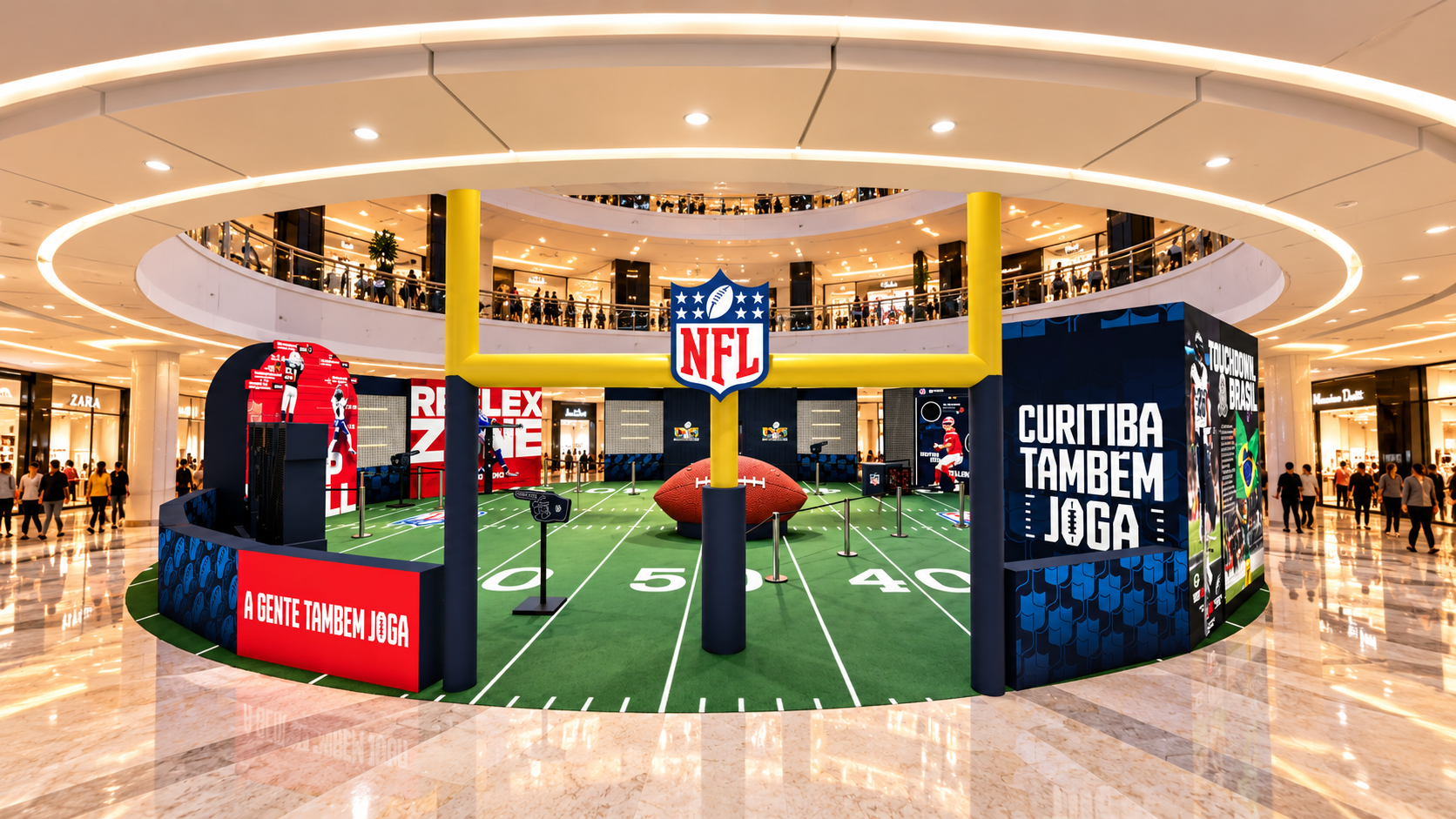 Após jogo no Rio, NFL leva futebol americano a Belo Horizonte, Curitiba e Fortaleza