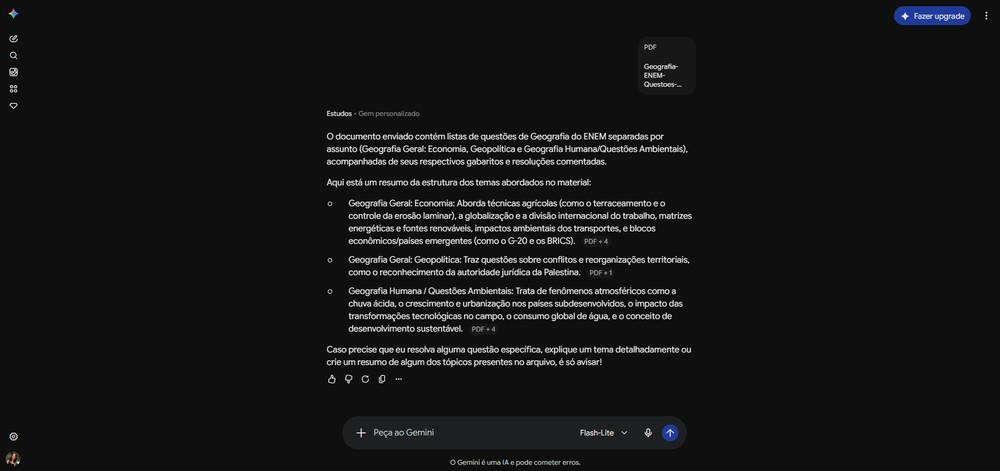 Passo a passo para gerar um agente de IA com o Gemini — Foto: Reprodução/Erika Martins