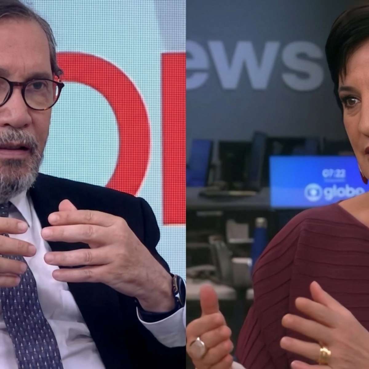 Jornalistas da GloboNews se estranham ao vivo ao comentar fala de Lula no debate