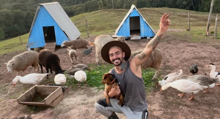 Catherine Bascoy, Gabriel Torres e Tina Calamba estão na quinta Roça de A Fazenda 18