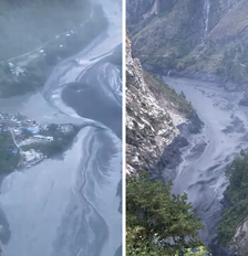 Novo deslizamento de terra no Nepal Foto: Reprodução X/Nepali Army